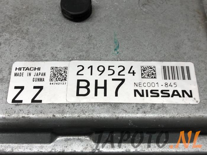 Serrure de contact + ordinateur d'un Nissan Micra (K13) 1.2 12V 2015
