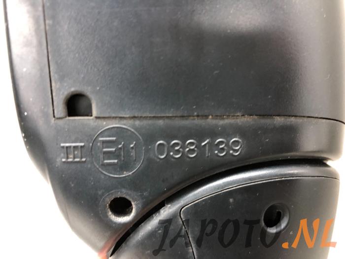 Wing mirror, right from a Nissan Qashqai (J11) 1.2 DIG-T 16V 2015