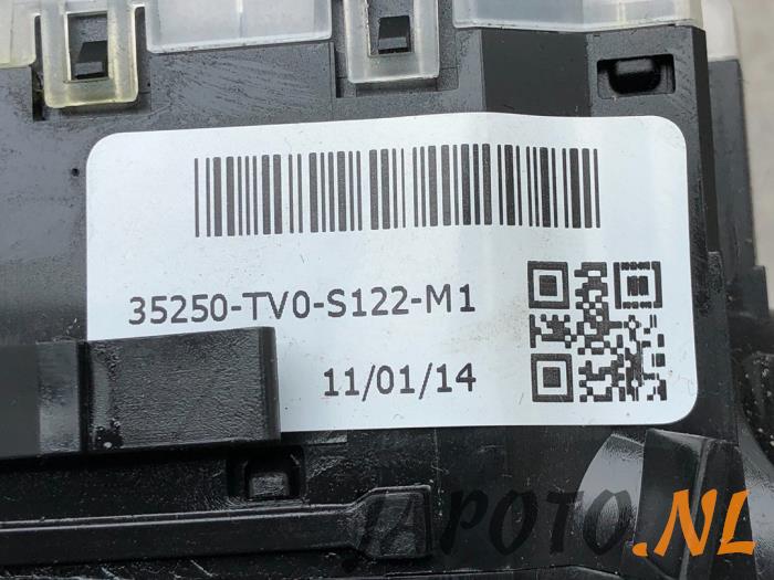 Interruptor de limpiaparabrisas de un Honda Civic (FK1/2/3) 1.4i VTEC 16V 2014