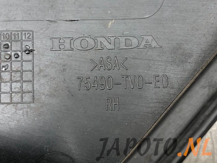 Coque rétroviseur droit d'un Honda Civic (FK1/2/3) 1.4i VTEC 16V 2014