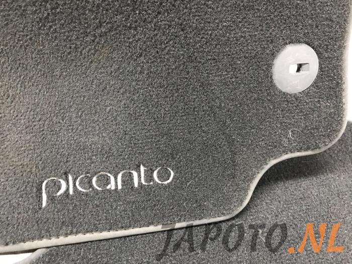 Matten Set van een Kia Picanto (JA) 1.2 16V 2017