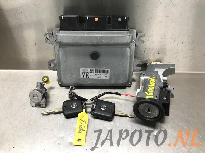Used Ignition lock + computer Nissan Tiida (C11X) 1.6 16V Price € 209,95 Margin scheme offered by Japoto Parts B.V.