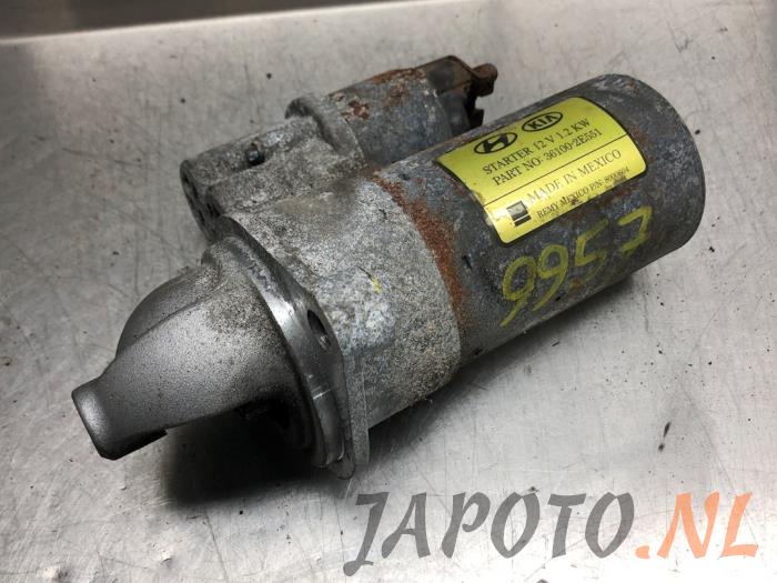 Gebrauchte Anlasser Hyundai Elantra Preis € 63,46 Mit Mehrwertsteuer angeboten von Japoto Parts B.V.