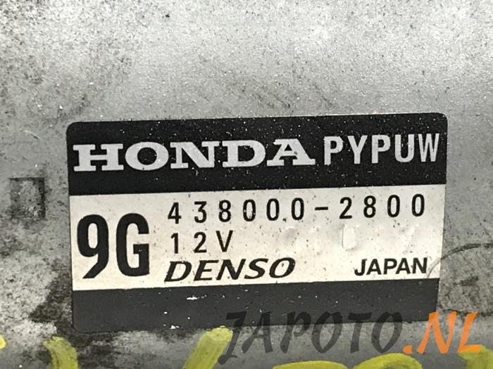 Starter from a Honda Civic (FK6/7/8/9) 1.0i VTEC Turbo 12V 2018