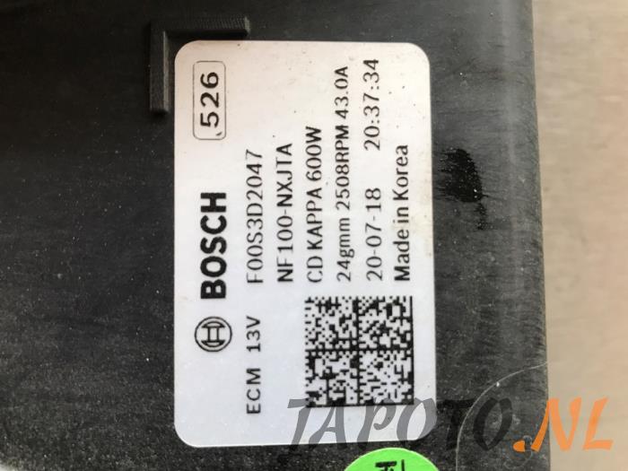 Aleta de refrigeración de un Kia Ceed Sportswagon (CDF) 1.4 T-GDI 16V 2019