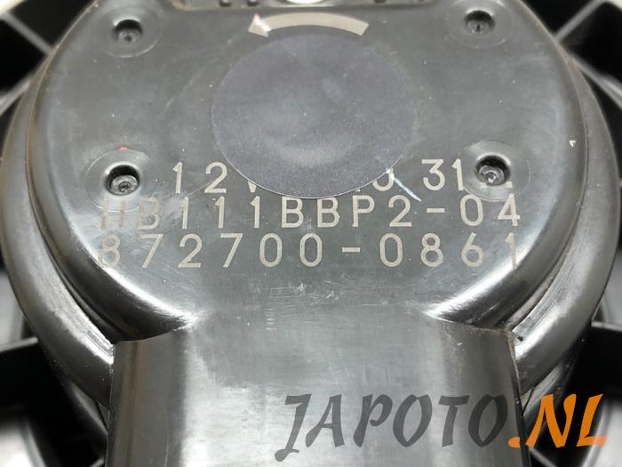 Moteur de ventilation chauffage d'un Mazda 3 (BL12/BLA2/BLB2) 1.6 CiTD 16V 2012