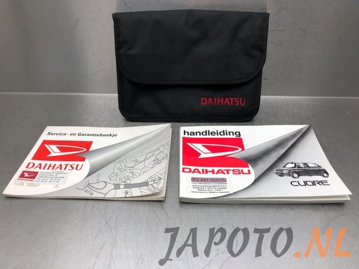 Używane Instrukcja Daihatsu Cuore (L251/271/276) 1.0 12V Cena € 10,45 Procedura marży oferowane przez Japoto Parts B.V.