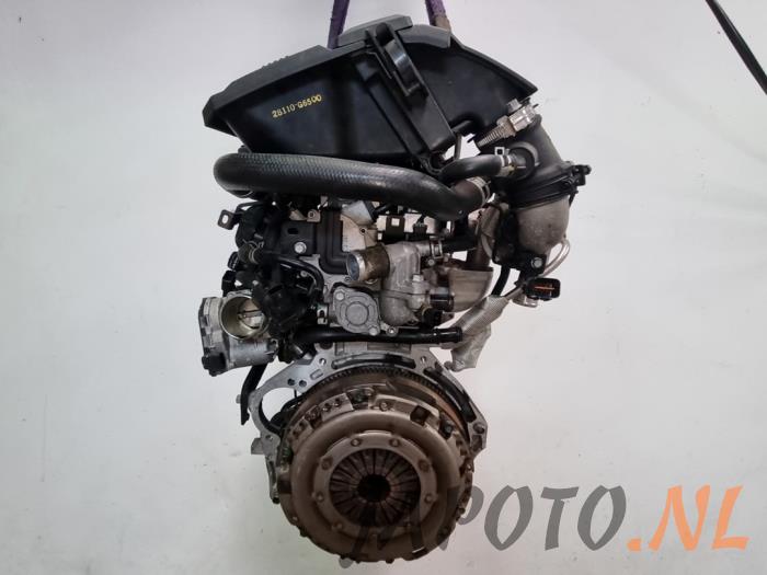 Engine from a Kia Picanto (JA) 1.0 T-GDI 12V 2018