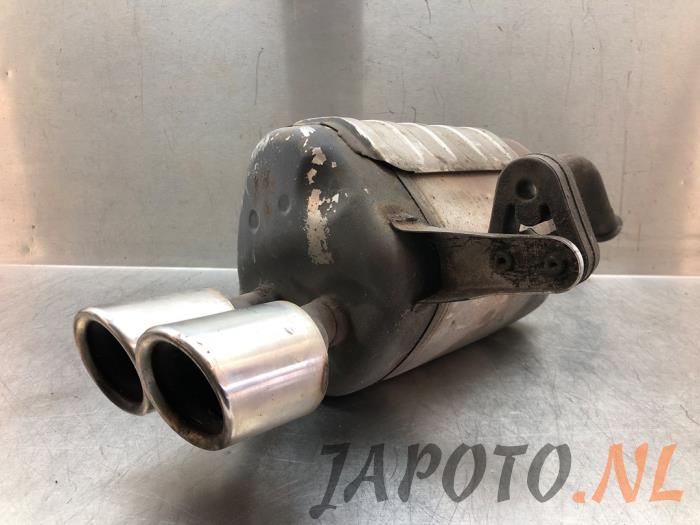Exhaust rear silencer from a Kia Picanto (JA) 1.0 T-GDI 12V 2018