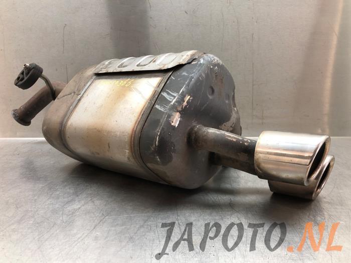 Exhaust rear silencer from a Kia Picanto (JA) 1.0 T-GDI 12V 2018