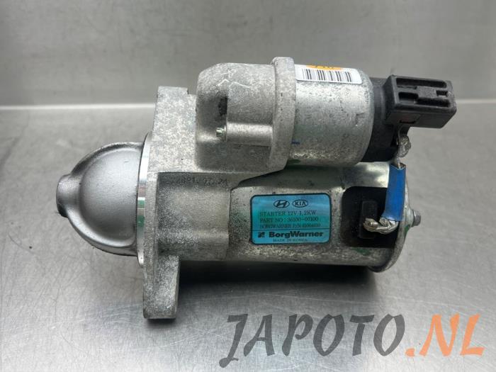 Used Starter Hyundai i10 1.0 12V Price € 52,45 Margin scheme offered by Japoto Parts B.V.