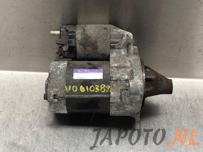 Begagnade Startmotor Daihatsu Terios (J2) 1.5 16V DVVT 4x2 Euro 4 Pris € 36,74 Marginaltabell erbjuds av Japoto Parts B.V.