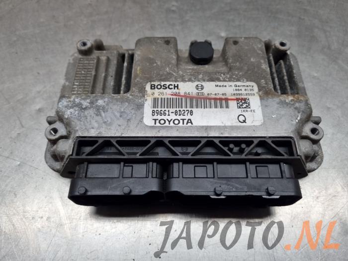 Used Injection computer Toyota Yaris II (P9) 1.0 12V VVT-i Price € 26,20 Margin scheme offered by Japoto Parts B.V.