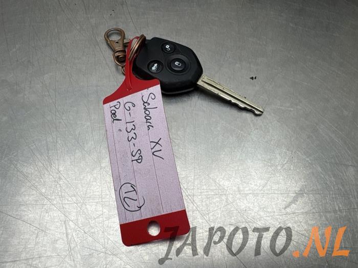 Ignition lock + computer from a Subaru XV (GP) 1.6 AWD 16V 2014