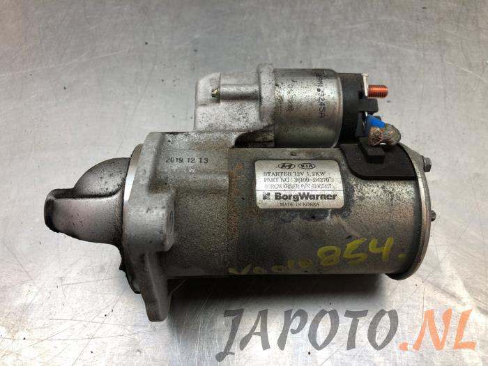 Used Starter Kia Xceed 1.0 T-GDi 12V Price € 52,45 Margin scheme offered by Japoto Parts B.V.