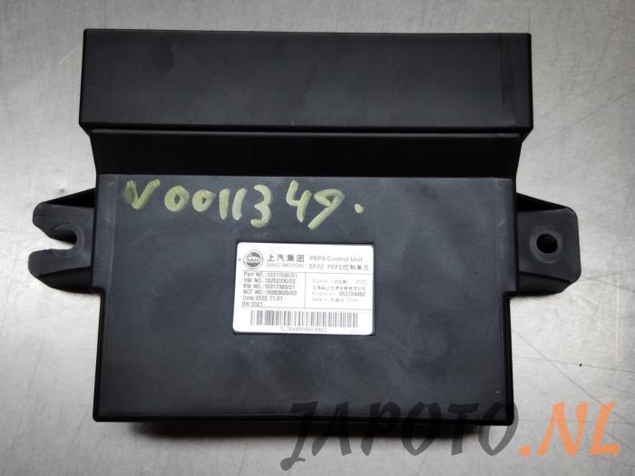 Używane Modul keyless vehicle MG MG5 Electric Standard Range 50 kWh Cena € 104,95 Procedura marży oferowane przez Japoto Parts B.V.