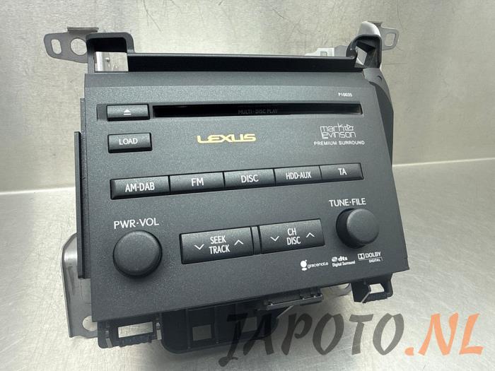 Begagnade Radio Lexus CT 200h 1.8 16V Pris € 262,45 Marginaltabell erbjuds av Japoto Parts B.V.