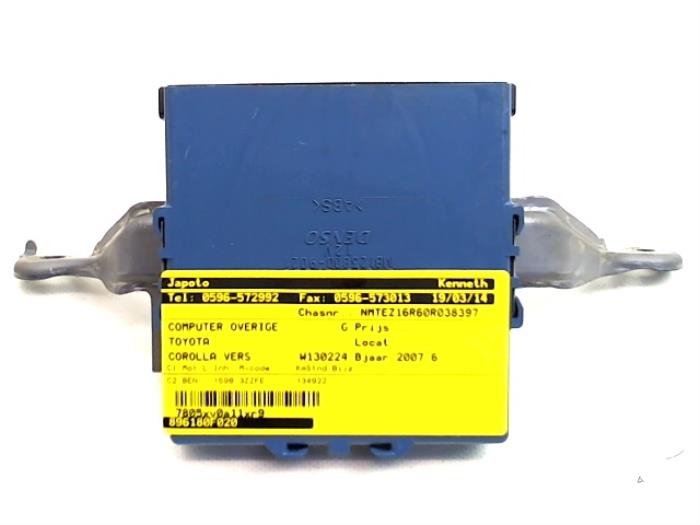 Used Computer, miscellaneous Toyota Corolla Verso (R10/11) 1.6 16V VVT-i Price € 105,00 Margin scheme offered by Japoto Parts B.V.