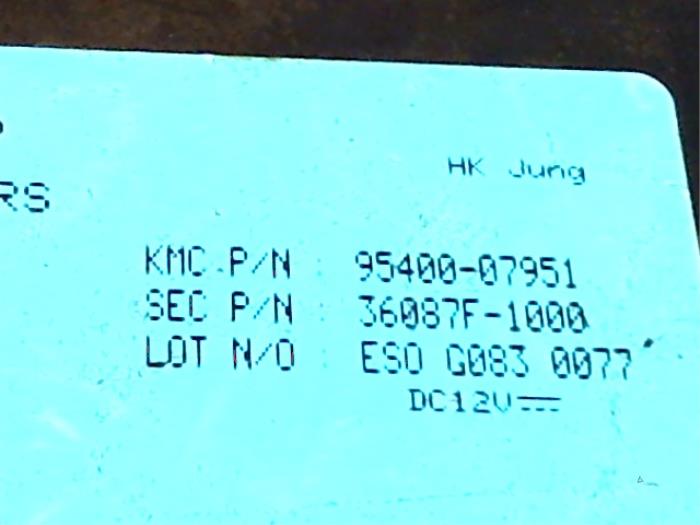 Ordenadores de abordo de un Kia Picanto (BA) 1.0 12V 2008