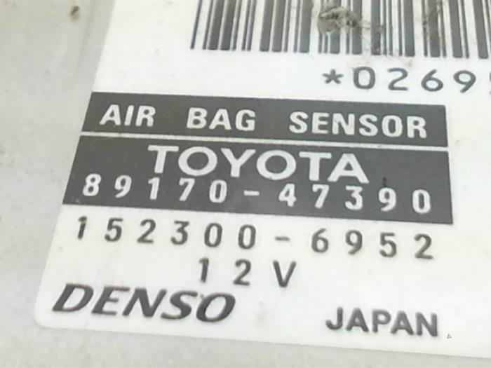 Airbag Modul van een Toyota Prius (NHW20) 1.5 16V 2009