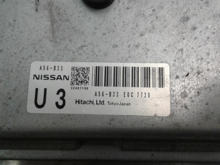Ignition lock + computer from a Nissan X-Trail (T31) 2.0 16V XE,SE,LE 4x4 2007