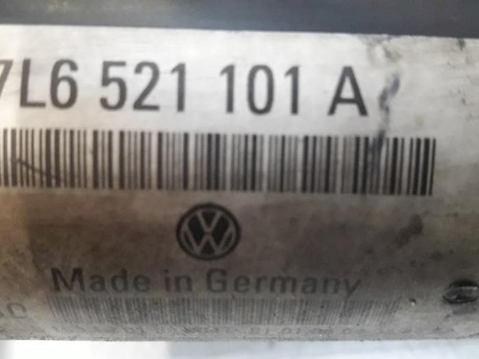 Arbre intermédiaire pour 4x4 d'un Volkswagen Touareg (7LA/7L6) 5.0 TDI V10 2005