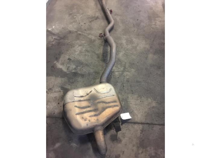 Exhaust rear silencer from a Volvo XC70 (BZ) 2.4 D5 20V AWD 2009