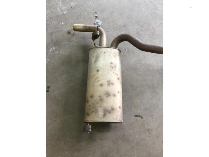 Exhaust rear silencer from a Volvo XC60 I (DZ) 2.4 D5 20V AWD 2008