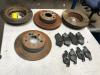 Brake set complete front+rear from a Mercedes-Benz C Estate (S204) 2.2 C-200 CDI 16V BlueEFFICIENCY 2010