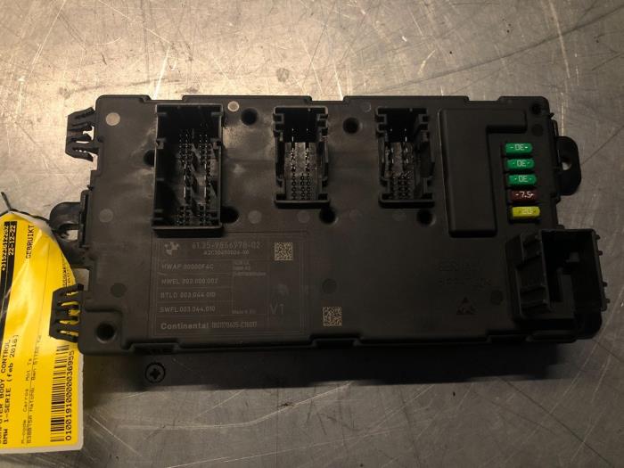 Używane Sterownik Body Control BMW 1 serie (F20) 118i 1.5 TwinPower 12V Cena € 100,00 Procedura marży oferowane przez Poolman autodemontage