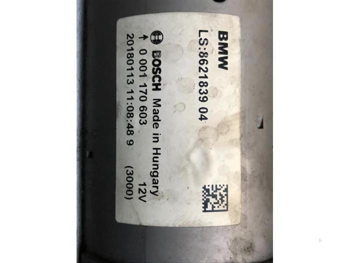 Starter from a BMW 1 serie (F20) 118i 1.5 TwinPower 12V 2018