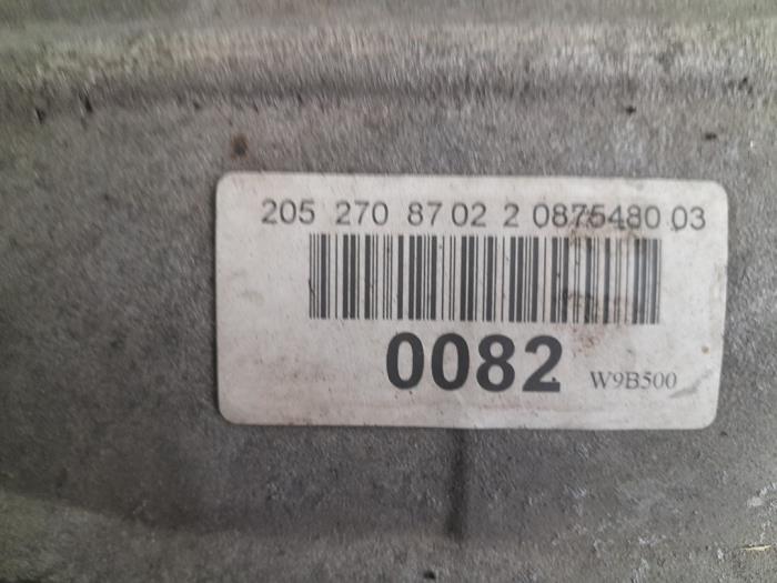 Boîte de vitesse d'un Mercedes-Benz C (W205) C-220 2.2 CDI BlueTEC, C-220 d 16V 2018