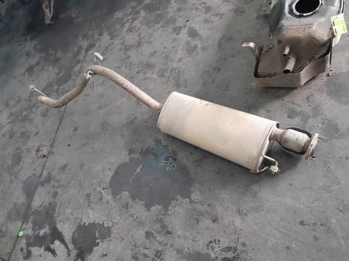 Exhaust rear silencer from a Jeep Grand Cherokee (WH/WK) 3.0 CRD V6 24V 2008