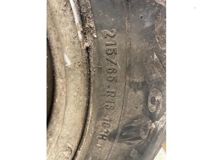 Spare wheel from a Volkswagen Transporter T5 1.9 TDi 2006