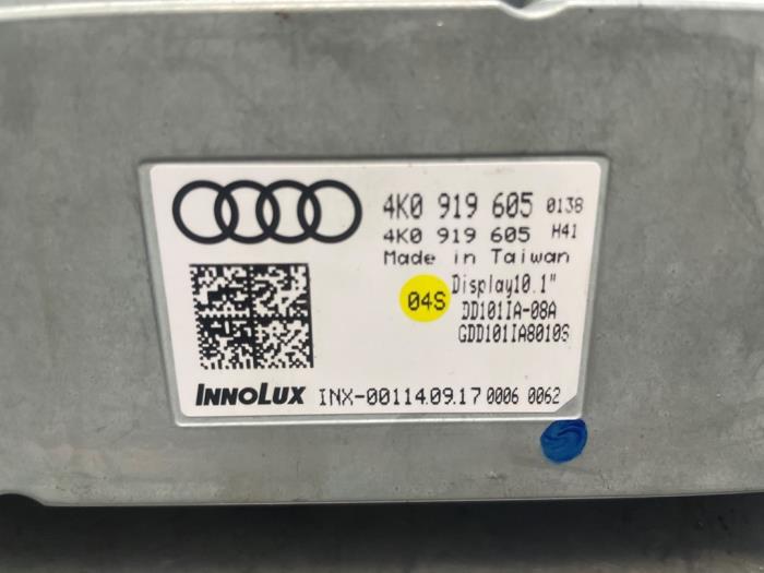 Pantalla de navegación de un Audi A7 Sportback (4KA) 3.0 V6 24V 55 TFSI Mild Hybrid Quattro 2018