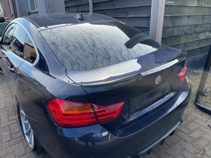 Portón trasero de un BMW 4 serie Gran Coupe (F36) 420i 2.0 Turbo 16V 2014