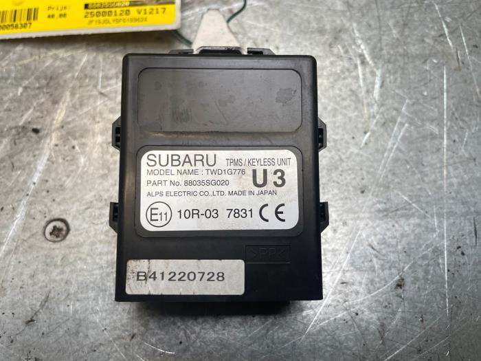 Używane Modul keyless vehicle Subaru Forester (SJ) 2.0D Cena € 40,00 Procedura marży oferowane przez Poolman autodemontage