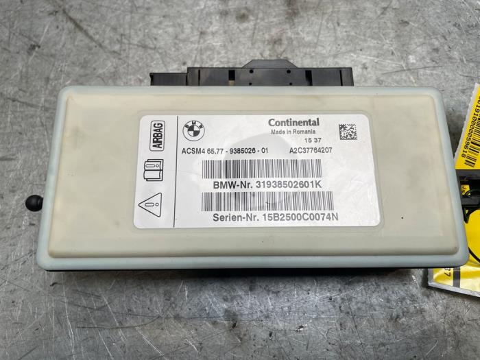 Gebrauchte Airbag Modul BMW 5 serie (F10) 520d 16V Preis € 30,00 Margenregelung angeboten von Poolman autodemontage