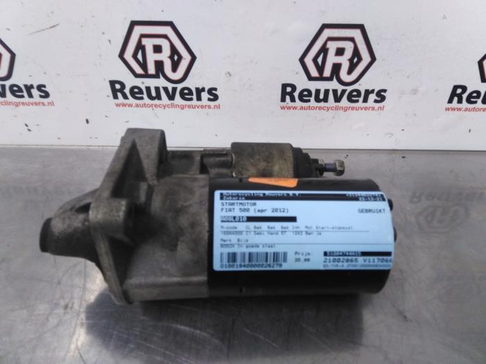 Begagnade Startmotor Fiat 500 (312) 1.2 Pris € 35,00 Marginaltabell erbjuds av Autorecycling Reuvers B.V.