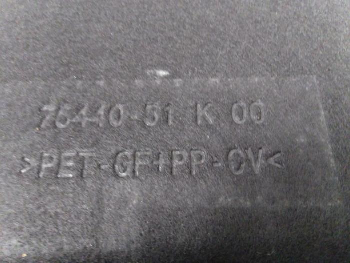Tapis de coffre d'un Suzuki Splash 1.2 16V LPG 2010