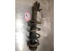 Front shock absorber rod, right from a Dacia Logan MCV (KS), 2007 / 2013 1.4, Combi/o, Petrol, 1.390cc, 55kW (75pk), RWD, K7J710; K7JA7, 2007-02 / 2013-05, KSDAE; KSRAE 2010