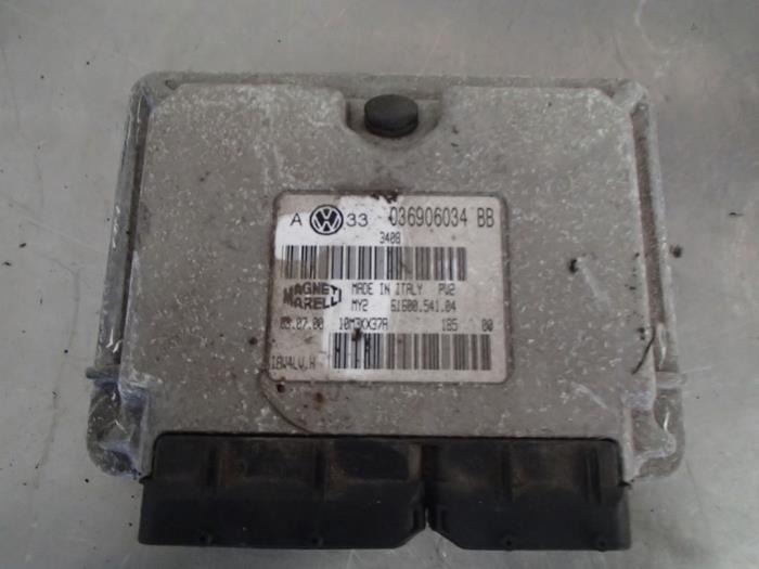 Used Engine management computer Volkswagen Golf IV (1J1) 1.6 16V Price € 100,00 Margin scheme offered by Autosloopbedrijf Jan Pronk B.V.