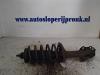 Front shock absorber rod, left from a Volkswagen Caddy II (9K9A), 1995 / 2004 1.9 SDI, Delivery, Diesel, 1.896cc, 47kW (64pk), FWD, AEY; AYQ, 1995-11 / 2004-01, 9K9 2001
