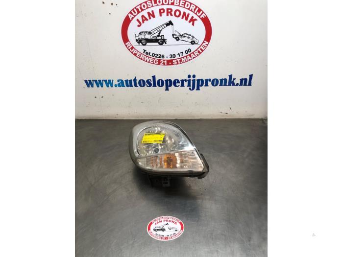 Używane Reflektor prawy Renault Kangoo Express (FC) 1.5 dCi 60 Cena € 40,00 Procedura marży oferowane przez Autosloopbedrijf Jan Pronk B.V.