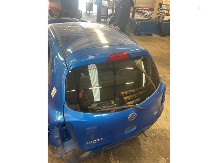 Begagnade Baklucka Nissan Micra (K13) 1.2 12V Pris € 125,00 Marginaltabell erbjuds av Autosloopbedrijf Jan Pronk B.V.