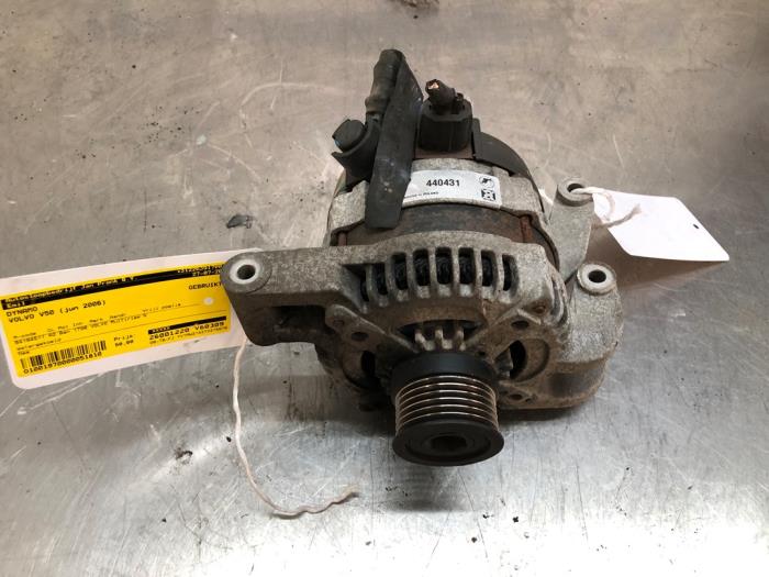 Dynamo Volvo V50 (MW), 2003 / 2012 1.8 16V, Kombi/o, Benzin, 1.798cc, 92kW (125pk), FWD, B4184S11, 2004-04 / 2010-12, MW21 (Gebraucht)