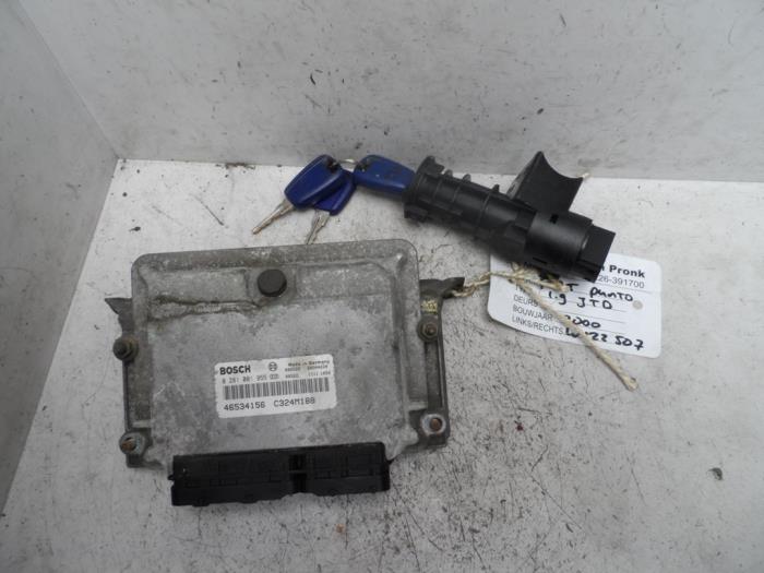 Used Engine management computer Fiat Punto II (188) 1.9 JTD 80 ELX 3-Drs. Price € 100,00 Margin scheme offered by Autosloopbedrijf Jan Pronk B.V.