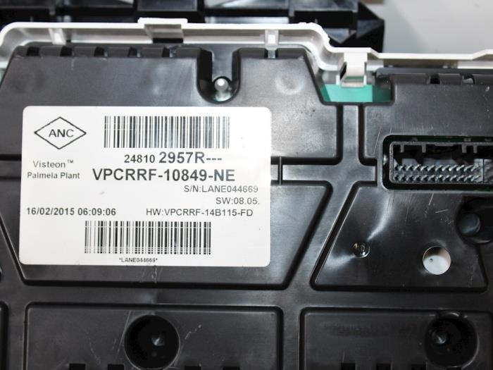 Cuentakilómetros de un Renault Clio IV (5R) 1.5 Energy dCi 90 FAP 2015