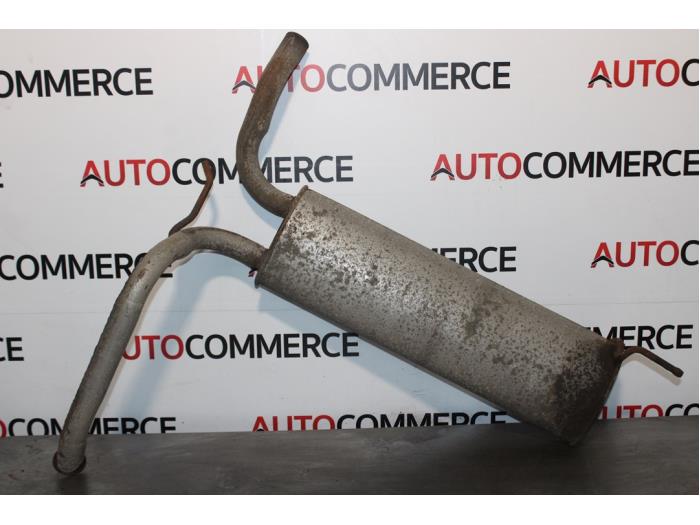 Exhaust rear silencer from a Citroën C1 1.0 12V 2006