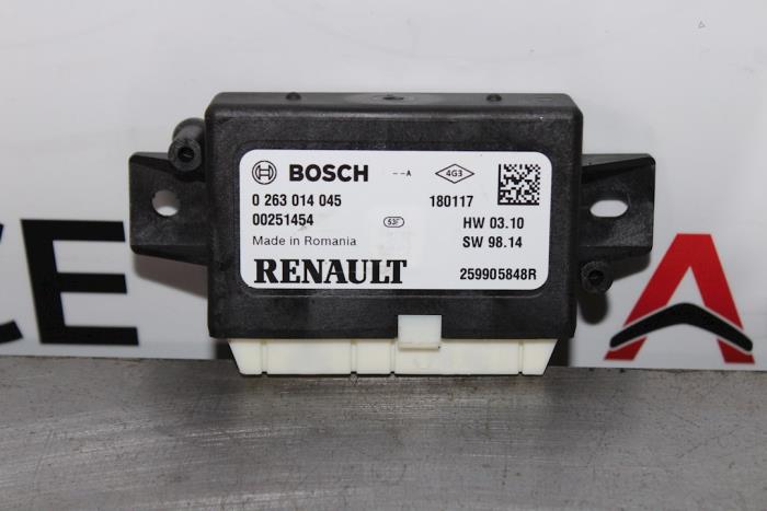 Begagnade PDC-modul Renault Clio IV (5R) 0.9 Energy TCE 90 12V Pris € 20,00 Marginaltabell erbjuds av Autocommerce
